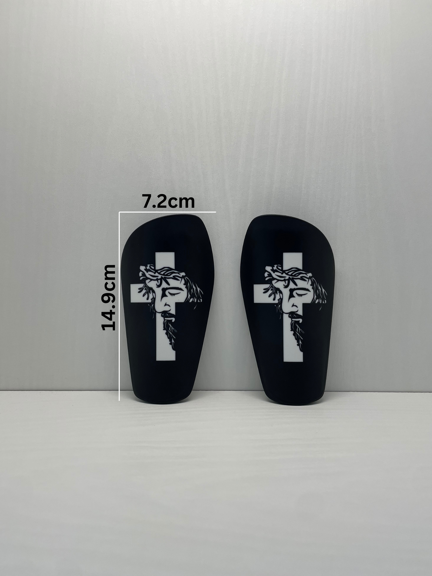 Anointed Athlete Black Shin Pads