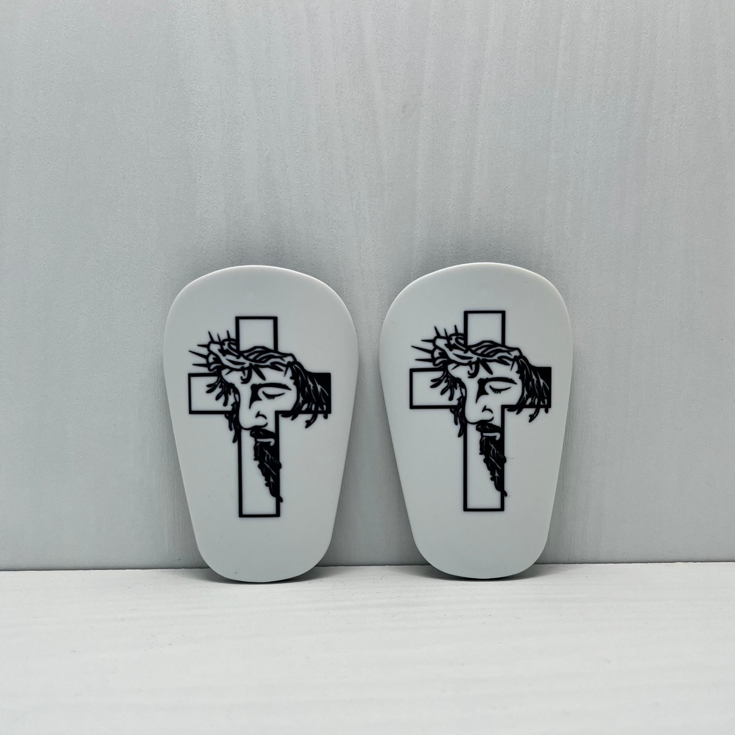 Anointed Athlete White Shin Pads  |Mini Small|