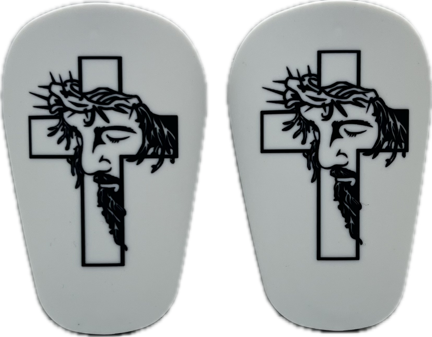 Anointed Athlete White Shin Pads  |Mini Small|